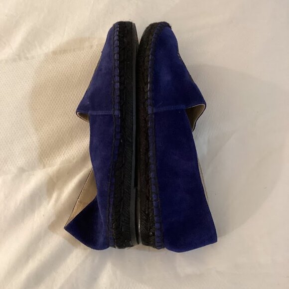 Kenzo Paris Blue Suede Tiger Espadrilles - Picture 5 of 8